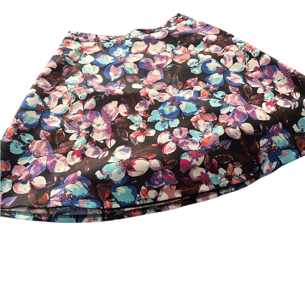 The Limited Multicolor Floral Skater Skirt